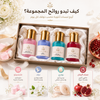 Packging 4 MUSK women(Marchemellow,Powder,Dove,Roman) 12 ml